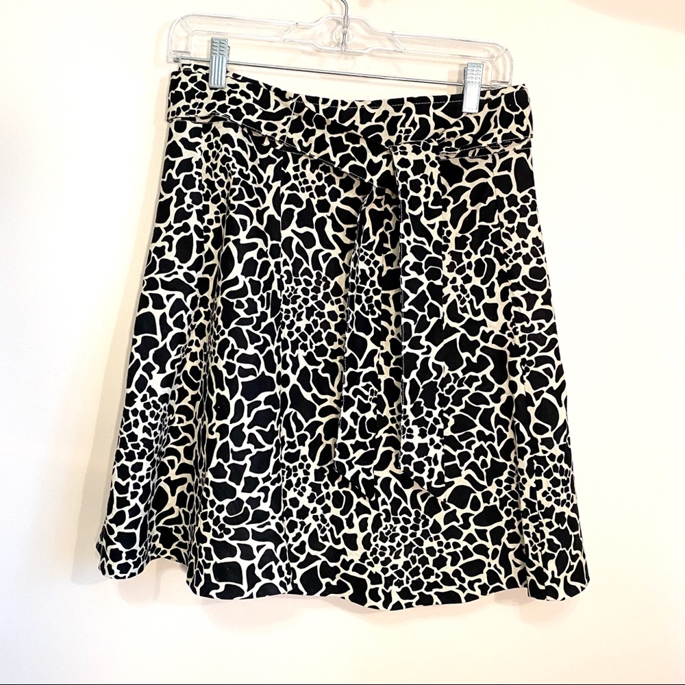 Merona A-Line Animal Print Skirt
